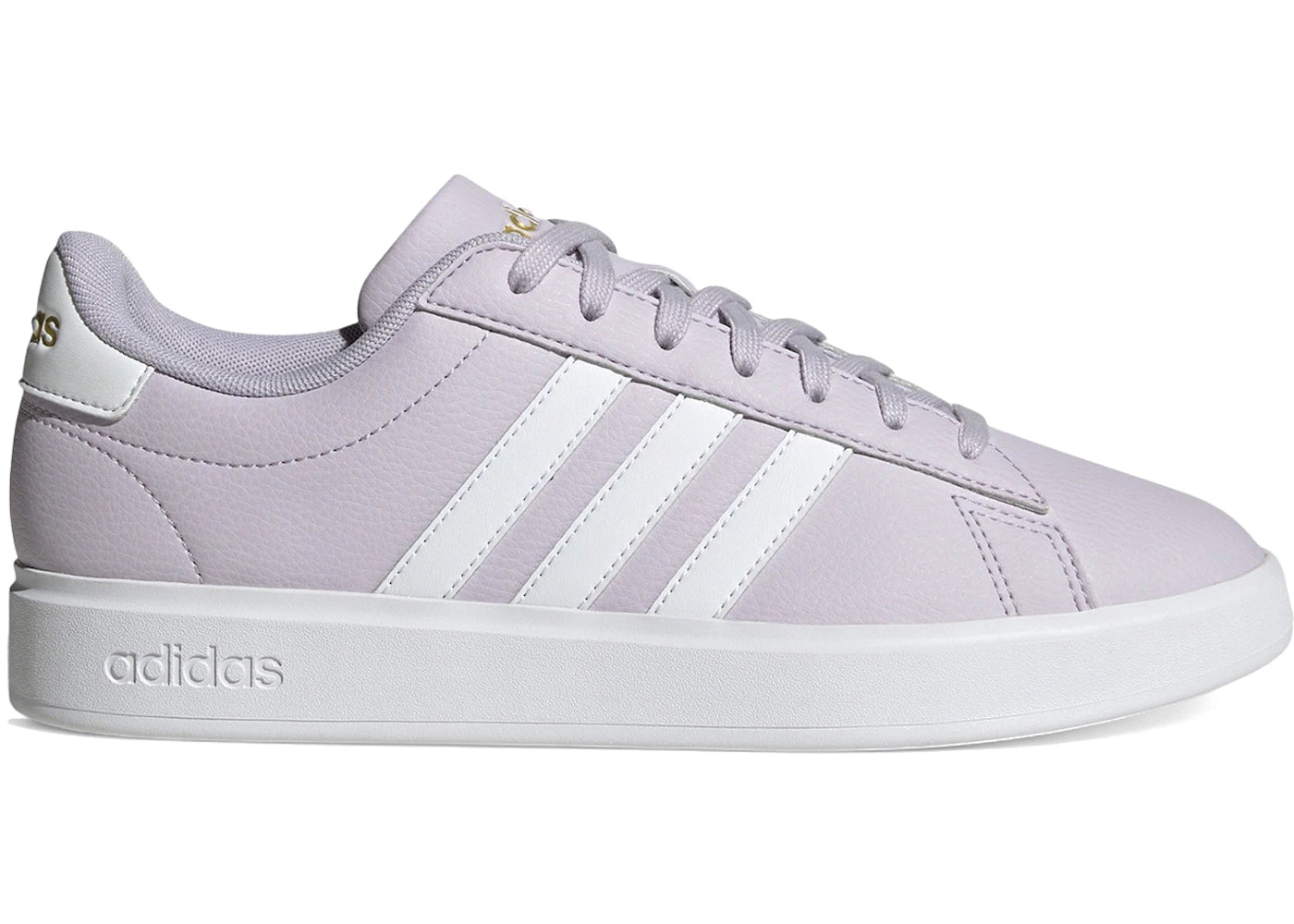 adidas Grand Court Silver Dawn Cloud White Gold Metallic (Women's) - vue 360