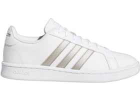 adidas Grand Court White Platinum Metallic (Women's) - vue 360