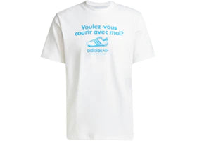 adidas Graphic Tee White