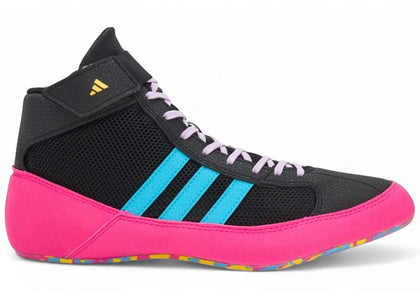 adidas HVC Core Black Signal Cyan - authentic adidas sneakers