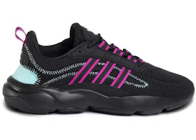adidas Haiwee Black Vivid Pink Clear Aqua (Women's) - vue 360