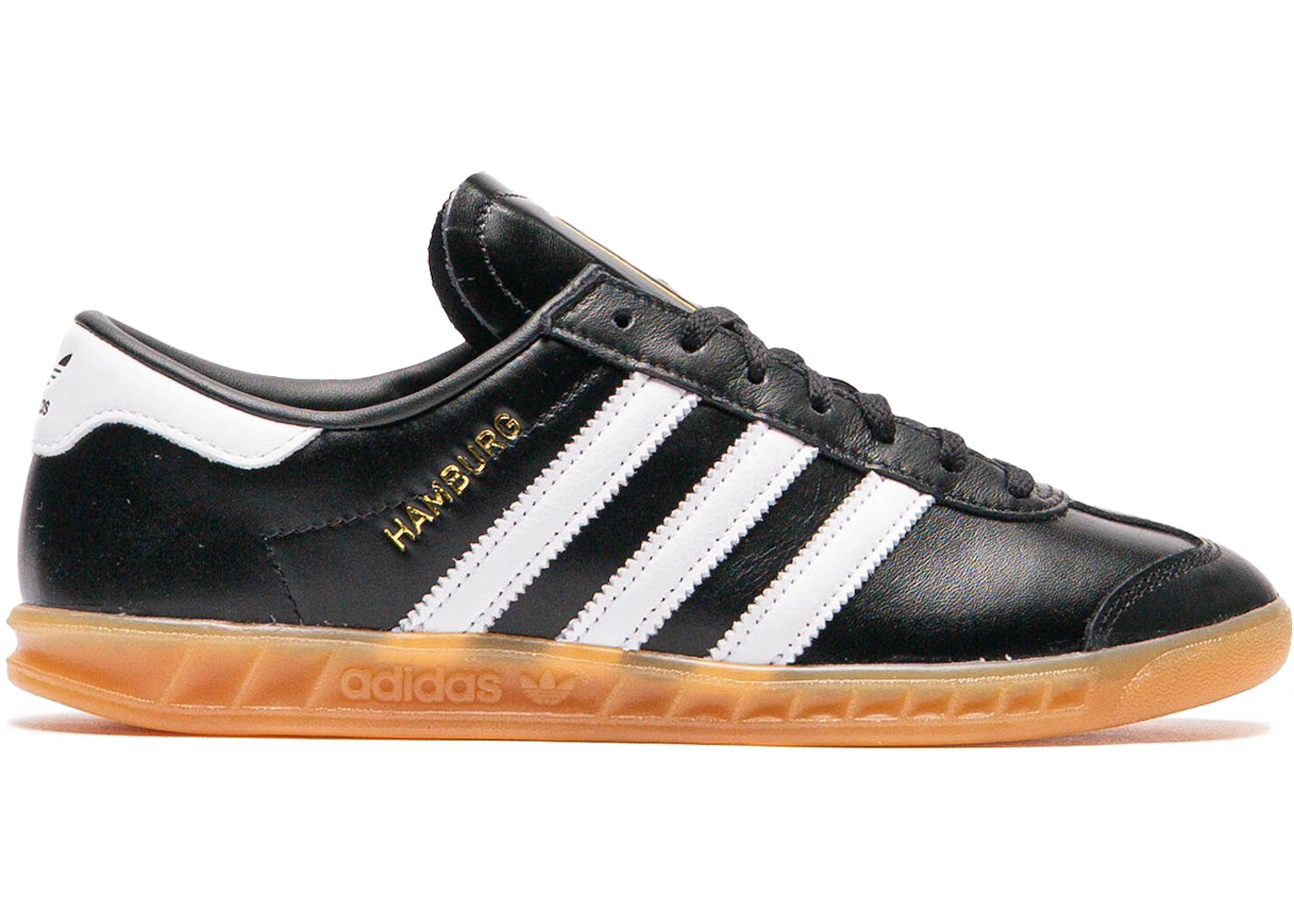 adidas Hamburg Black White Gum (Women's) - vue 360