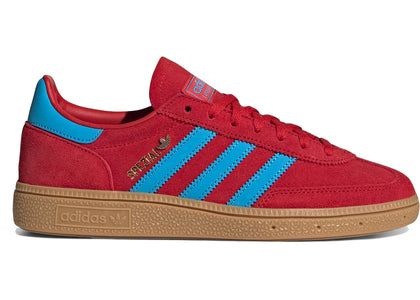 adidas Handball Spezial Better Scarlet Lucid Aquamarine (Women's) - authentic adidas sneakers