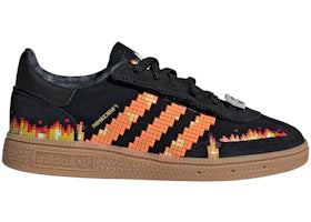 adidas Handball Spezial Comfort Closure Minecraft Black Pure Orange (PS) - authentic adidas sneakers