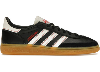 adidas Handball Spezial Core Black Off White Red - authentic adidas sneakers