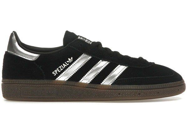 adidas Handball Spezial Core Black Silver Metallic sneakers - authentic adidas shoes