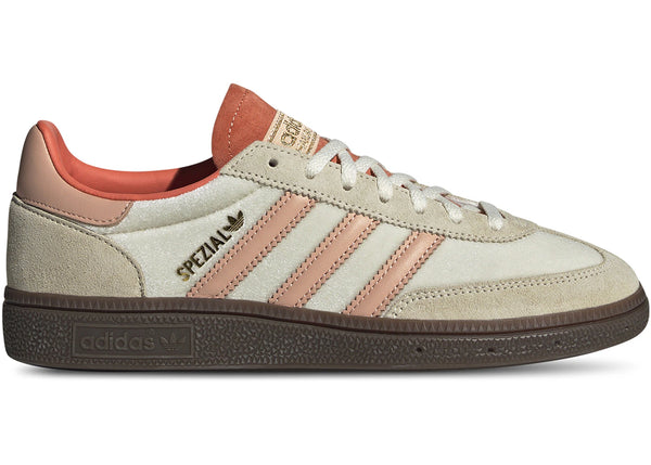 adidas Handball Spezial Cream White Coral Velvet (Women's) sneakers - authentic adidas shoes