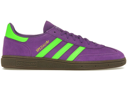 adidas Handball Spezial Elastic Active Purple Solar Green (Women's) - authentic adidas sneakers