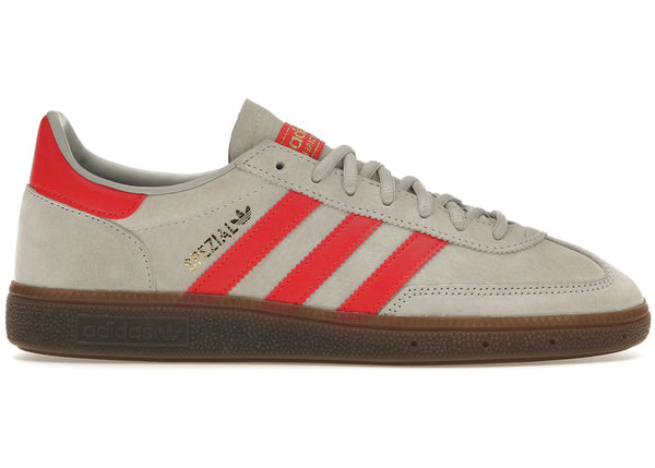 adidas Handball Spezial Grey Hi-Res Red sneakers - authentic adidas shoes