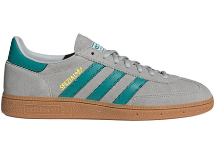 adidas Handball Spezial Grey Two Pure Teal Gold Metallic - authentic adidas sneakers