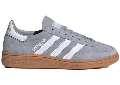 adidas Handball Spezial Halo Silver Cloud White (GS) - authentic adidas sneakers