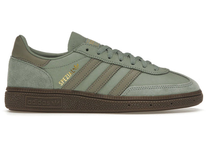 adidas Handball Spezial Silver Green (Women's) - authentic adidas sneakers