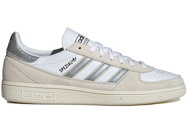 adidas Handball Spezial Cloud White Silver Metallic sneakers - authentic adidas shoes