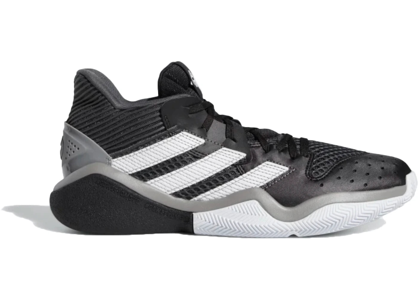 adidas Harden Stepback Core Black Grey Six - vue 360
