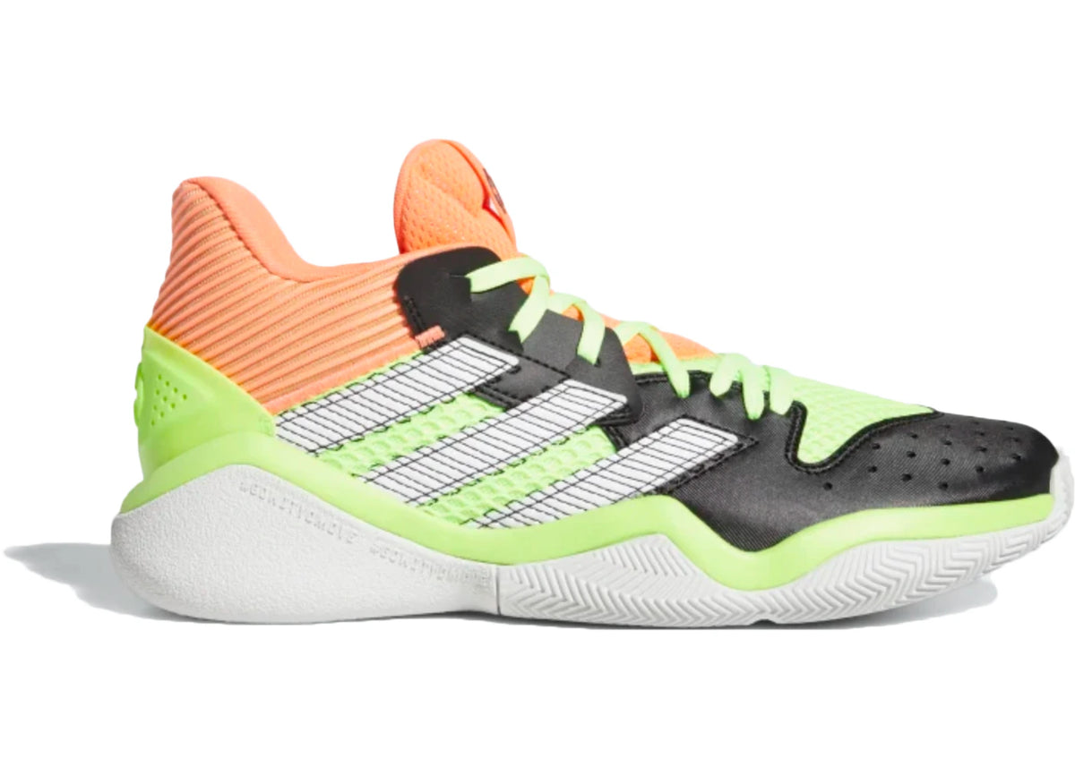 adidas Harden Stepback Core Black Signal Coral - vue 360