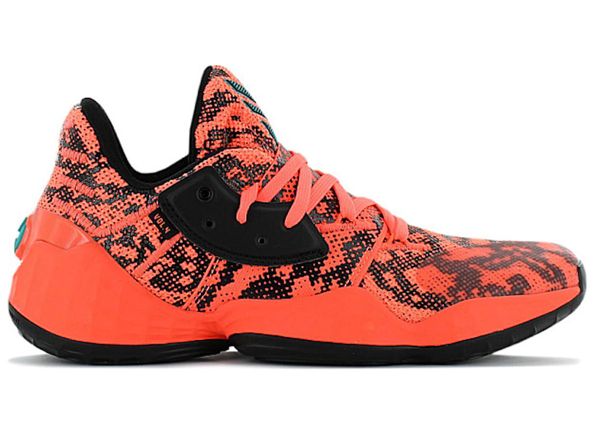 adidas Harden Vol. 4 Signal Coral - vue 360
