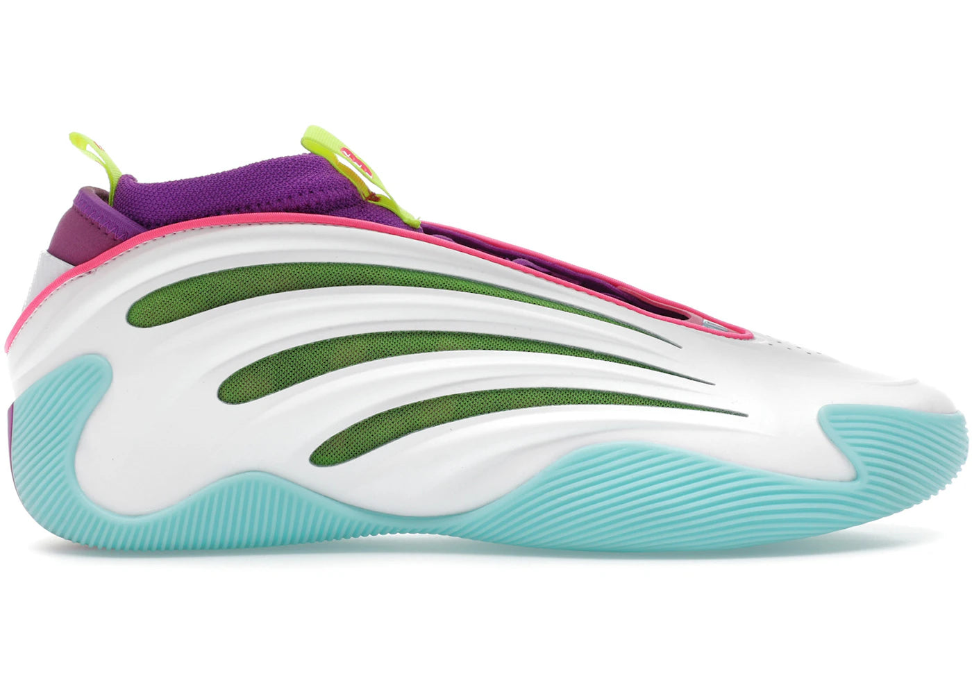 adidas Harden Vol. 9 Jalen Williams White Lucid Lime Pink