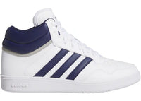 adidas Hoops 4.0 Mid Cloud White Dark Blue Grey Two