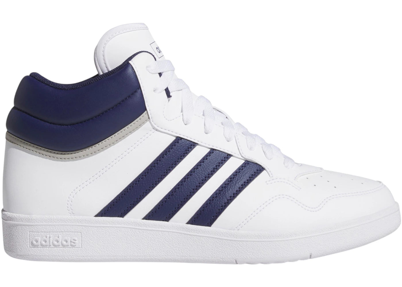 adidas Hoops 4.0 Mid Cloud White Dark Blue Grey Two - vue secondaire A