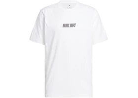 adidas Hoops Graphic Tee White Black