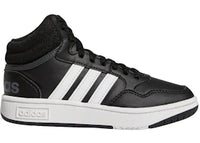 adidas Hoops Mid Core Black Cloud White Grey (GS)