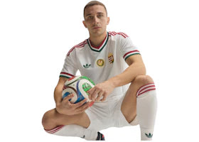 adidas Hungary 26 Away Authentic Jersey White