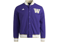 adidas Huskies Coaches Dugout Jacket Washington Team College Purple