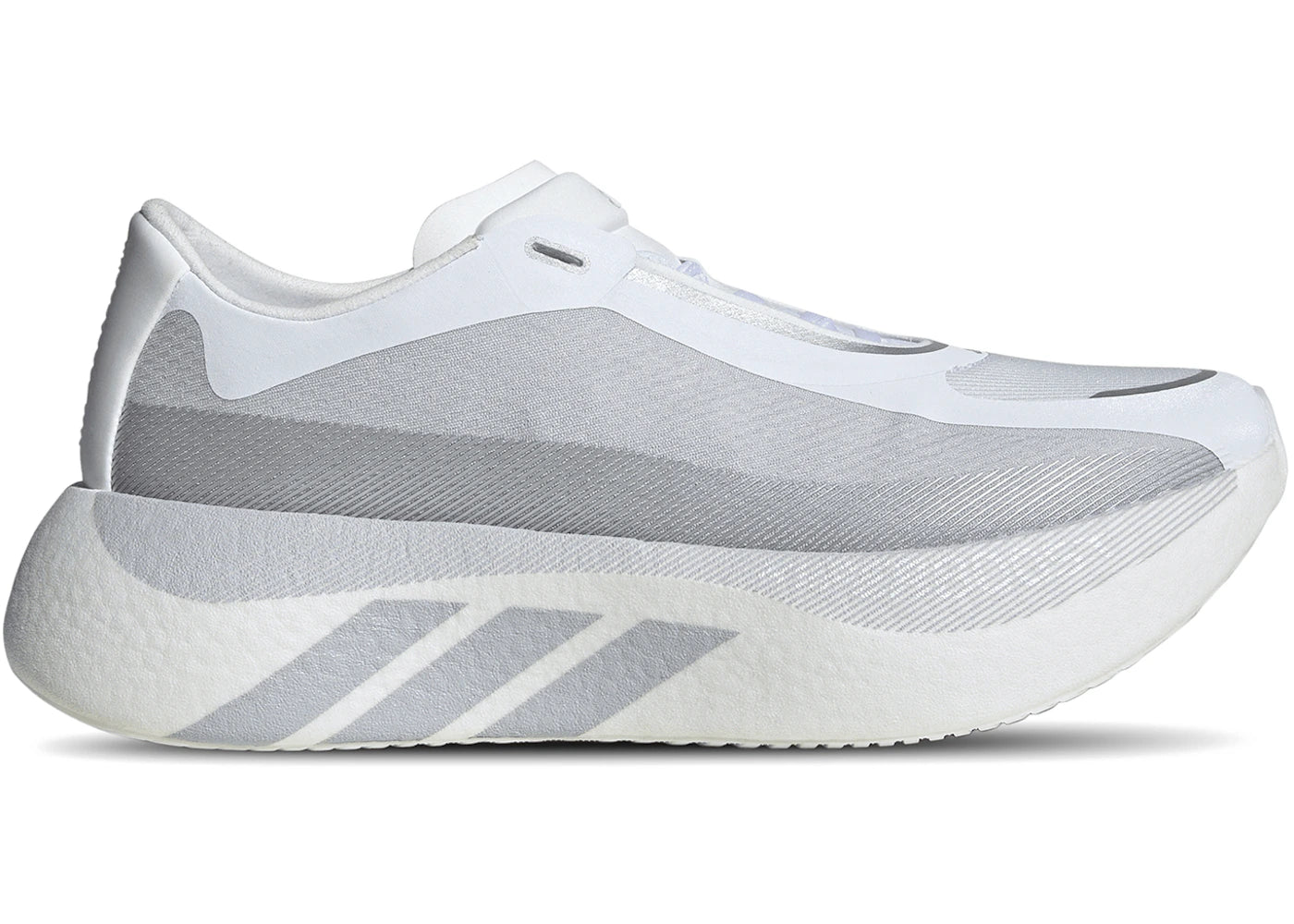 adidas Hyper Boost Edge White Light Solid Grey - vue 360