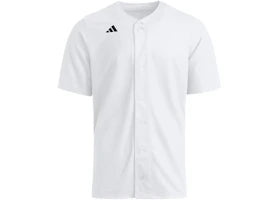 adidas Impact Full Button Jersey White - authentic adidas apparel