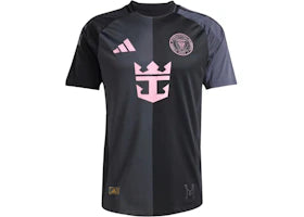 adidas Inter Miami CF 25/26 Messi Away Authentic Jersey Black - authentic adidas apparel
