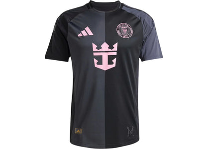 adidas Inter Miami CF 25/26 Messi Away Authentic Jersey Black - apparel view 2