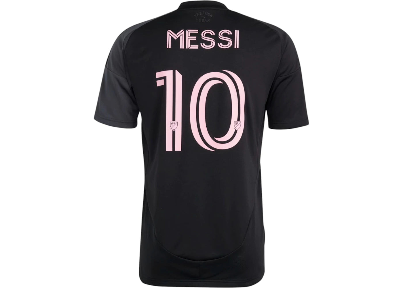 adidas Inter Miami CF 25/26 Messi Away Jersey Black - vue secondaire A