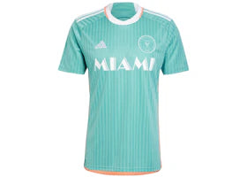 adidas Inter Miami CF Lionel Messi 2024 Archive Replica Player Jersey Aqua - authentic adidas apparel