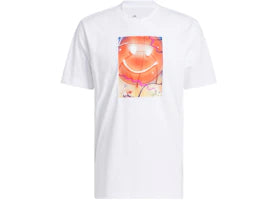 adidas Is Happiness Graphic Tee White