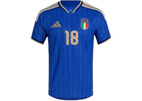 adidas Italy 2026 Home Authentic Jersey Bold Blue - vue 360