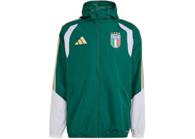 adidas Italy 2026 Tiro Allweather Jacket Collegiate Green - vue 360