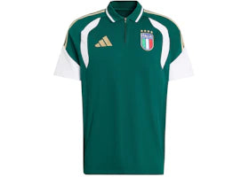 adidas Italy 2026 Tiro Polo Shirt Collegiate Green