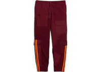 adidas Ivy Park Cargo Sweatpants Maroon/Solar Orange