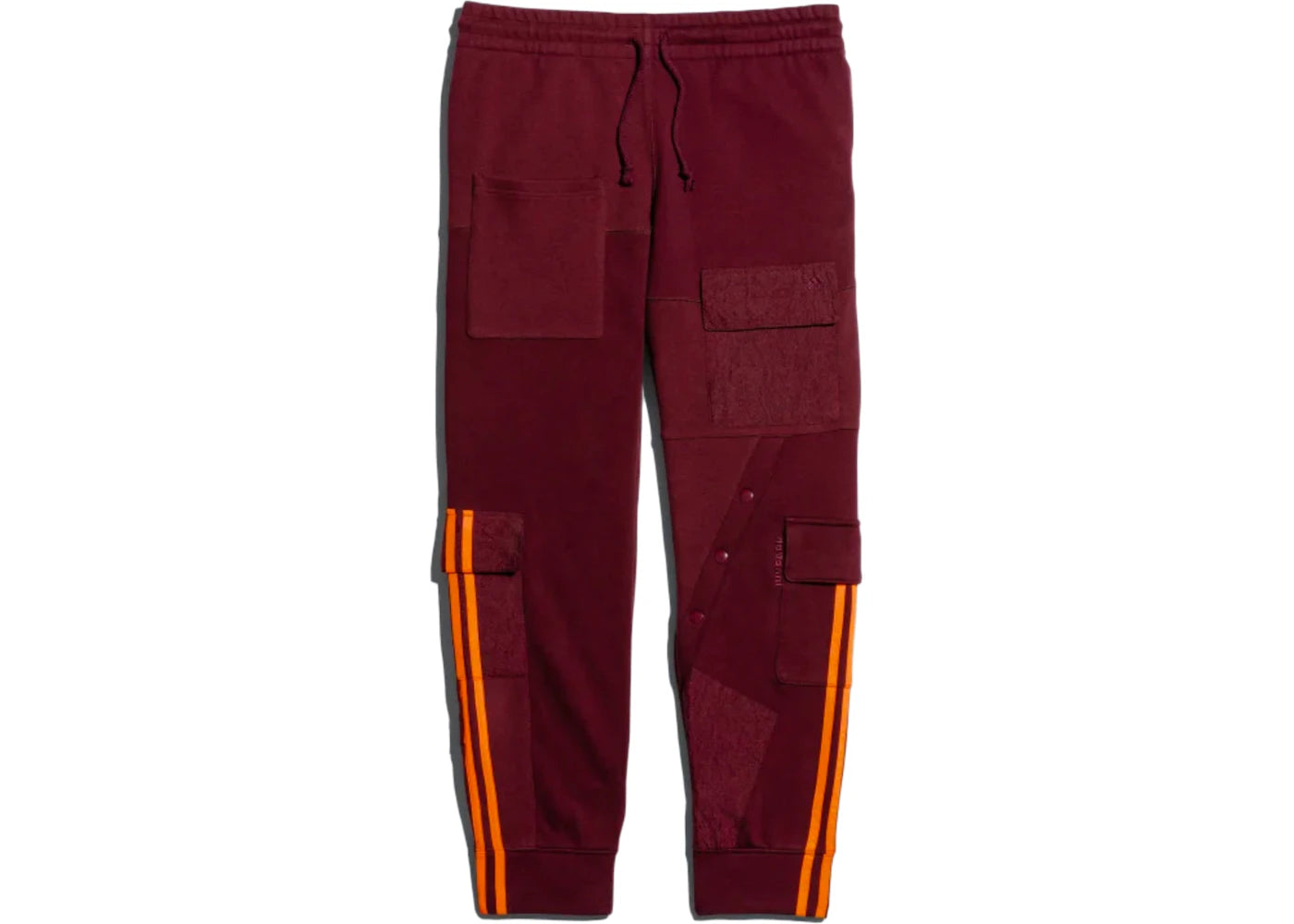 adidas Ivy Park Cargo Sweatpants Maroon/Solar Orange - vue secondaire A
