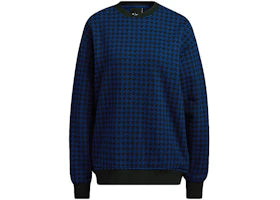 adidas Ivy Park Halls of Ivy Allover Print Crewneck Sweatshirt (All Gender) Dark Blue