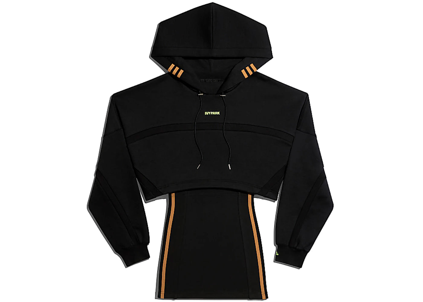 adidas Ivy Park Hooded Cutout Dress Black - vue secondaire A