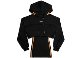 adidas Ivy Park Hooded Cutout Dress Black