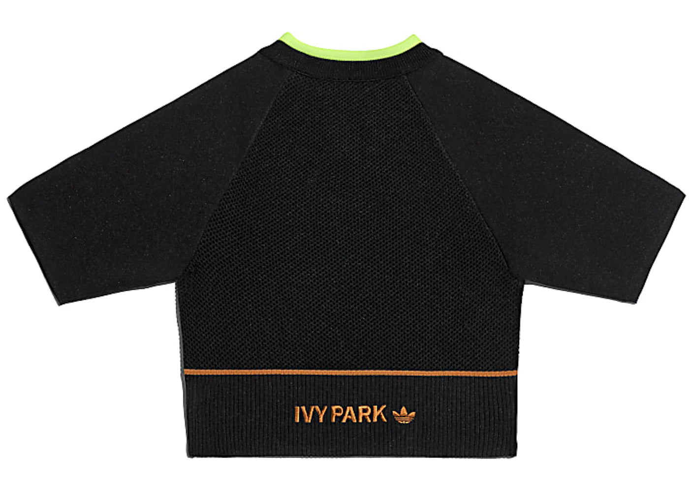 adidas Ivy Park Knit Crop Top Black/Mesa - vue secondaire A