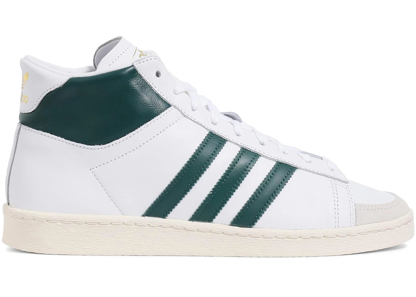adidas Jabbar Hi White Collegiate Green Off White - vue 360