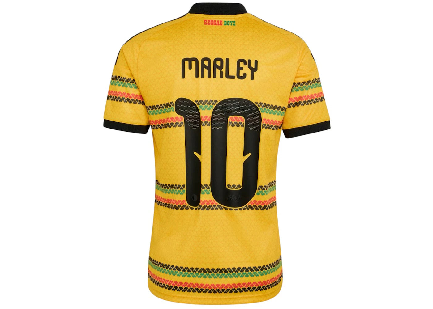 adidas Jamaica 26 x Bob Marley Home 10 Jersey Bold Gold - vue secondaire A