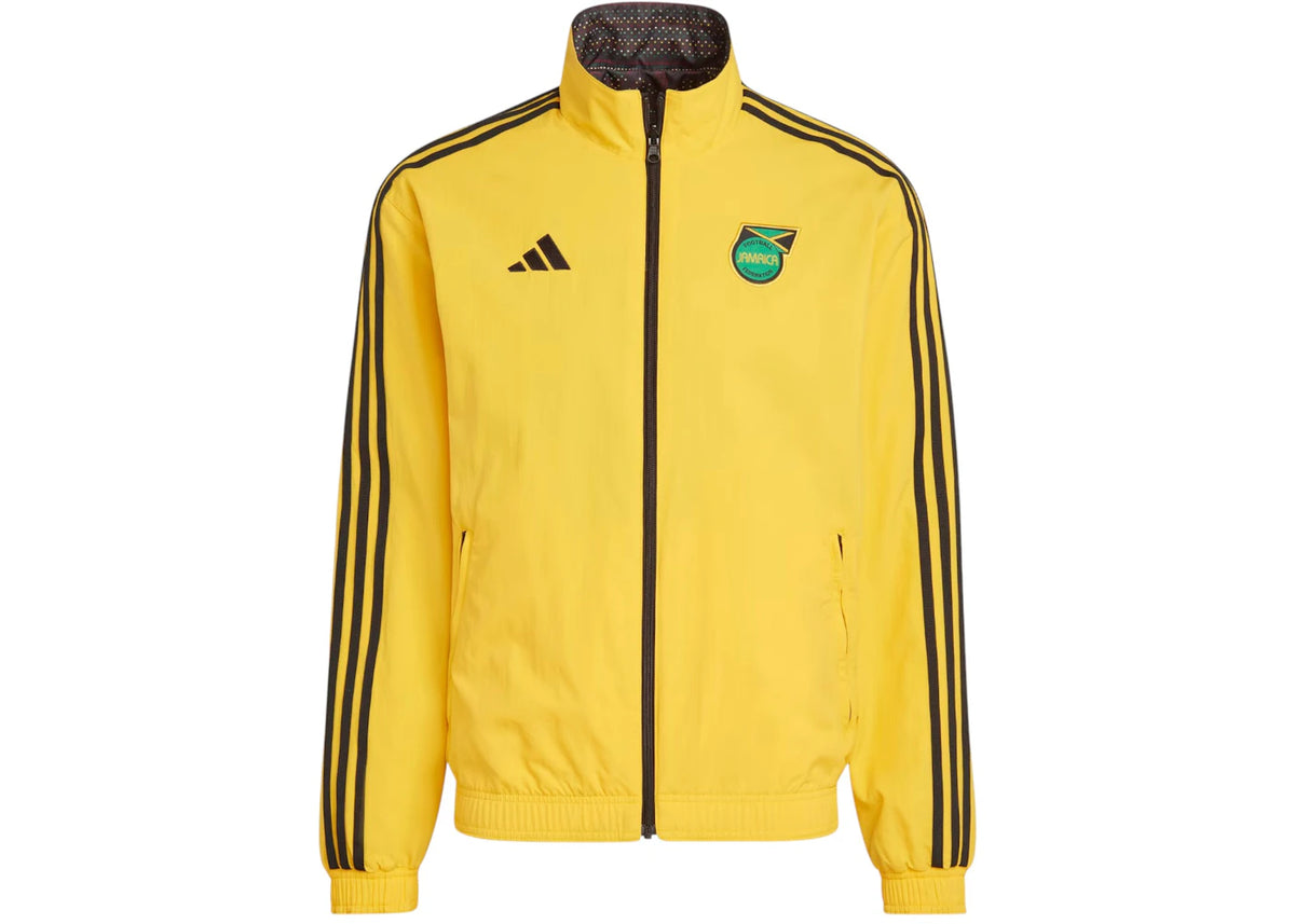 adidas x Wales Bonner Jamaica Anthem Reversible Jacket Bold Gold/Black - vue secondaire B