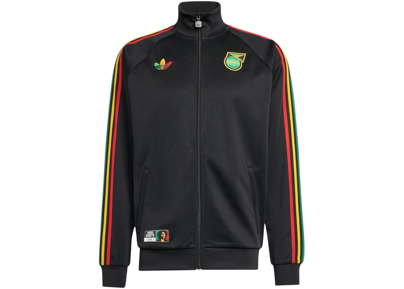 adidas Jamaica Bob Marley Track Top Black - vue 360