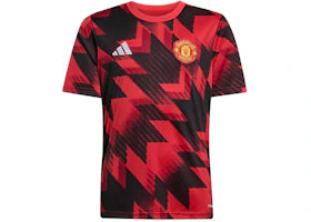adidas Kids 25/26 Pre-Match Jersey Mufc Red - vue 360