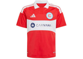 adidas Kids Chicago Fire FC 26/27 Home Jersey Vivid Red - vue 360