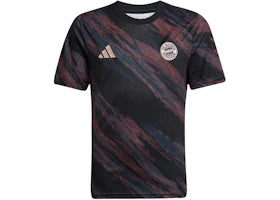 adidas Kids FC Bayern 25/26 Pre-Match Jersey Black - vue 360